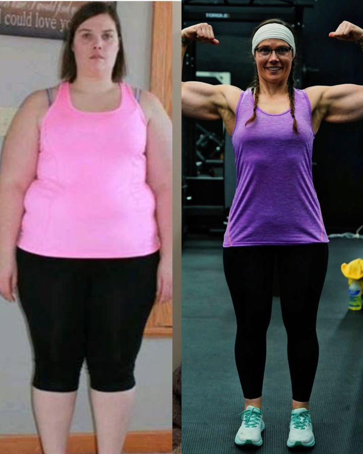 Client before and after